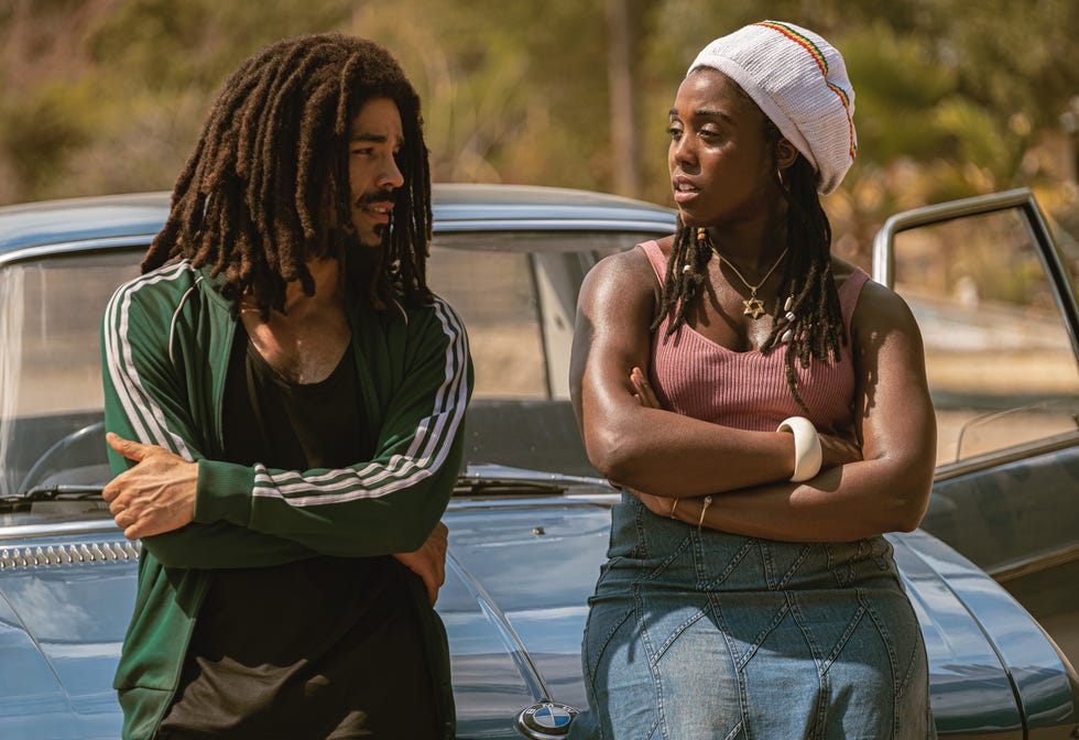 Kingsley Benadir als Bob Marley, Lashana Lynch als Rita Marley, Bob Marley One Love