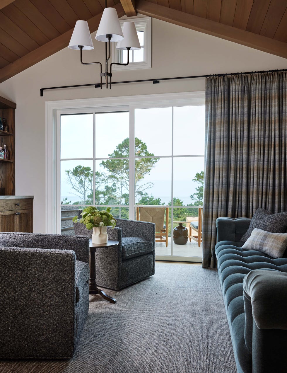 casa en la playa de jubilados con jardín y golf: sala de estar