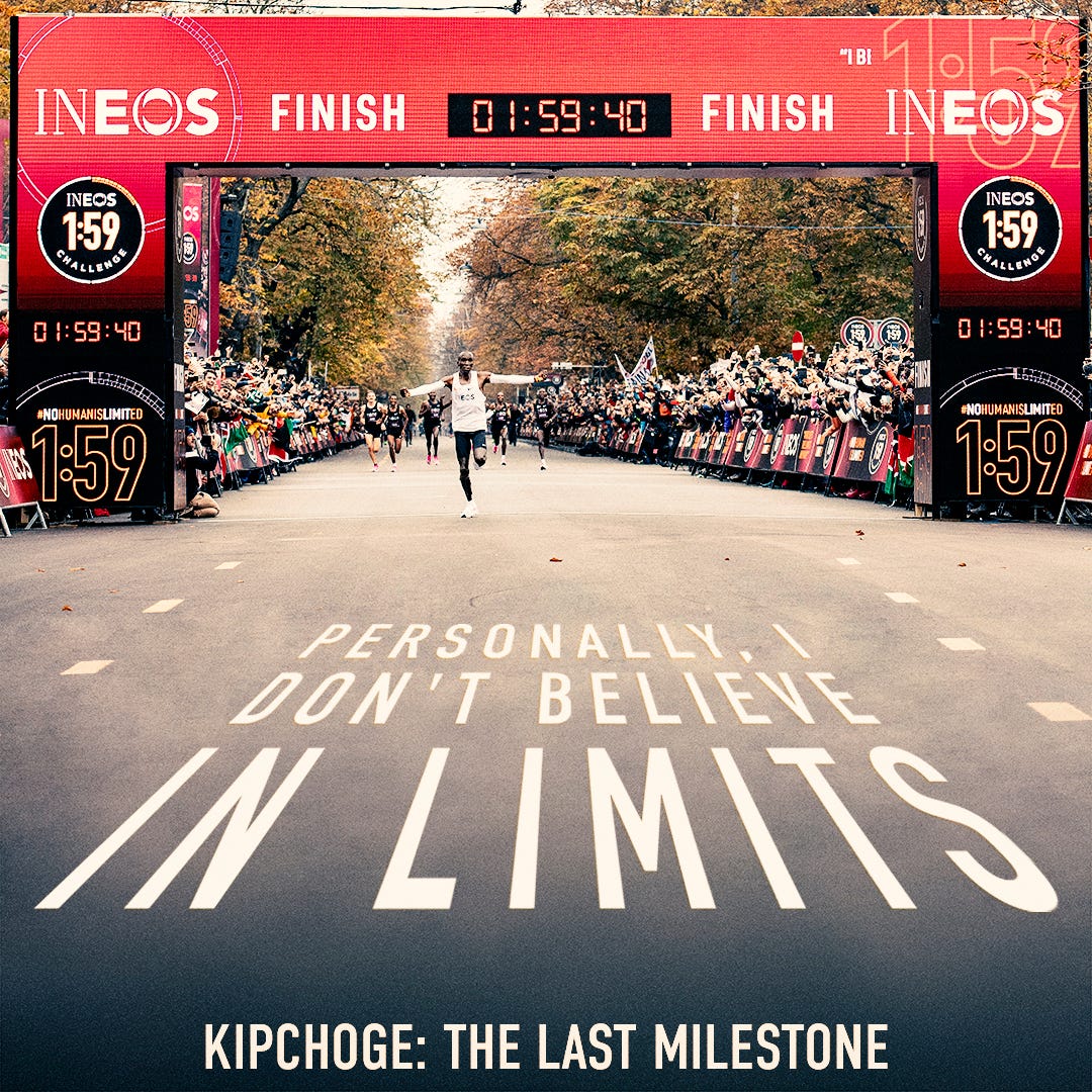 preview for The Last Milestone, de nieuwe docu over Kipchoge