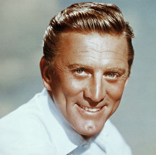 31966 hollywood, caactor kirk douglas, alone in headshoulders photograph
