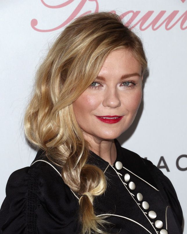 hairstyles for round face kirsten dunst