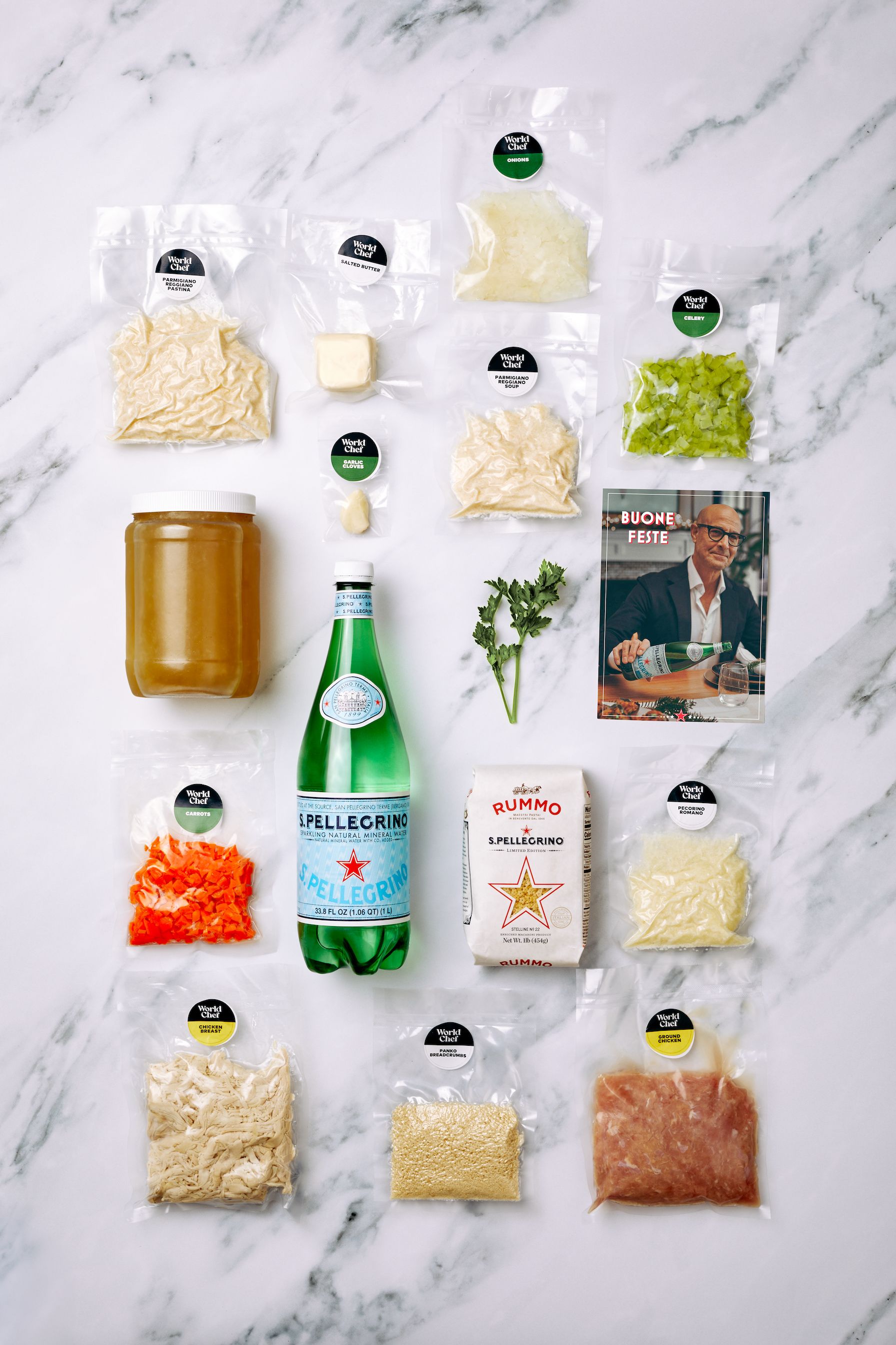 Stanley Tucci and S.Pellegrino Launch Holiday Recipe Kit With