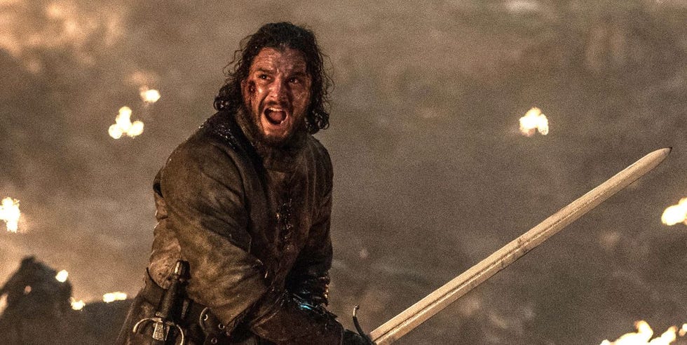 Kit Harington as Jon Snow, Game of Thrones, season 8, episode 3