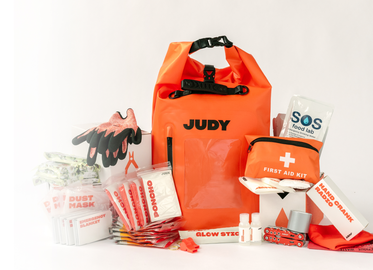 Kit de mochila de supervivencia naranja 72 Hr Zombie Emergencia 3 Día  Desastre Pack Bug Out • E&D Shop