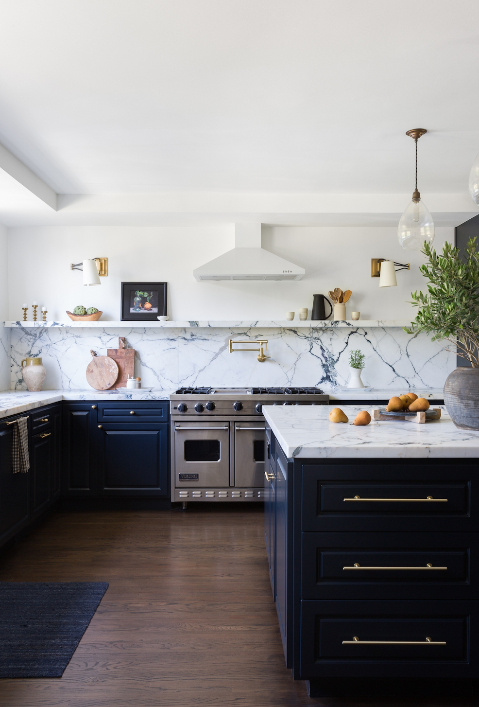 Blue Kitchen Ideas: Cabinets, Backsplash, Decor & More