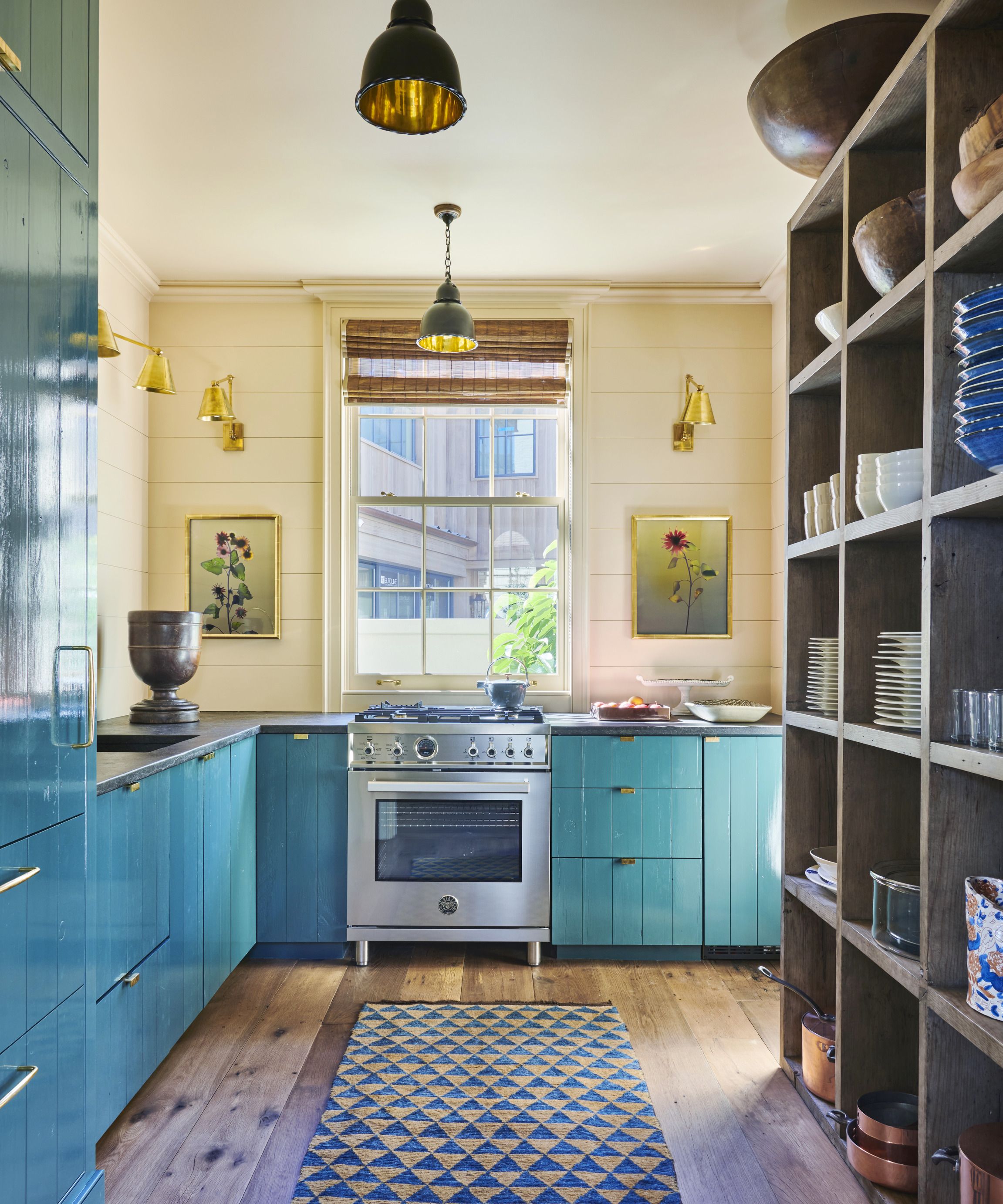 Aqua Blue Kitchen Cabinets Design Ideas