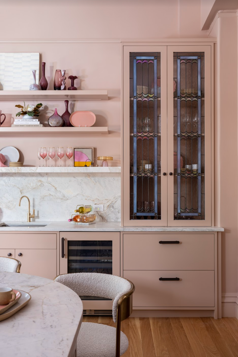 pink kitchen