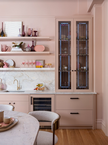 pink kitchen