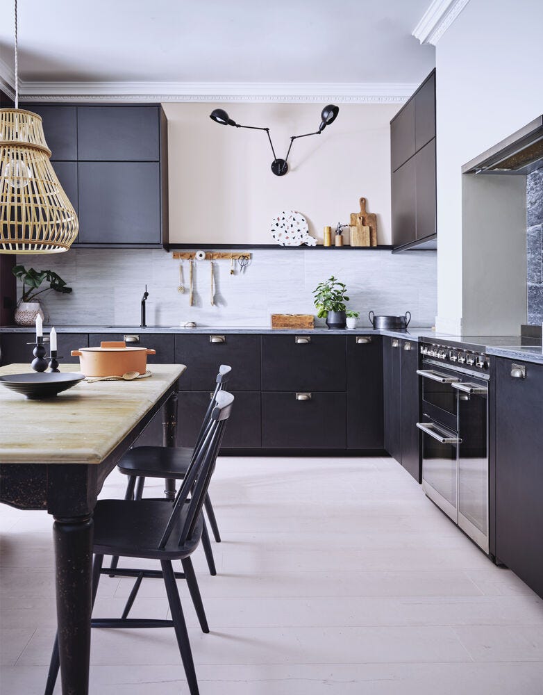 kitchen color ideas black and pink jpg