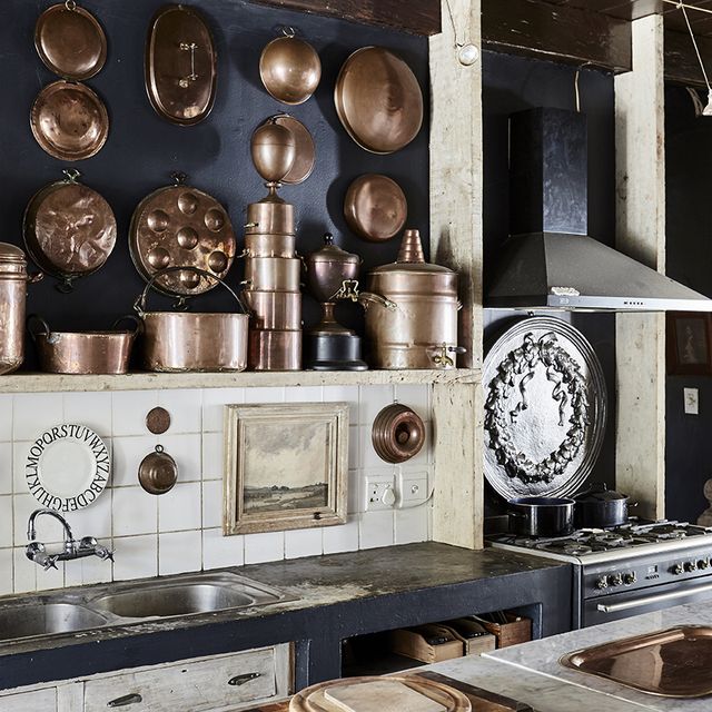 How to use copper in the kitchen, from walls to worktops