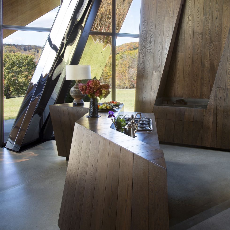 kitchen of daniel libeskind designed architectural home of tobias meyers