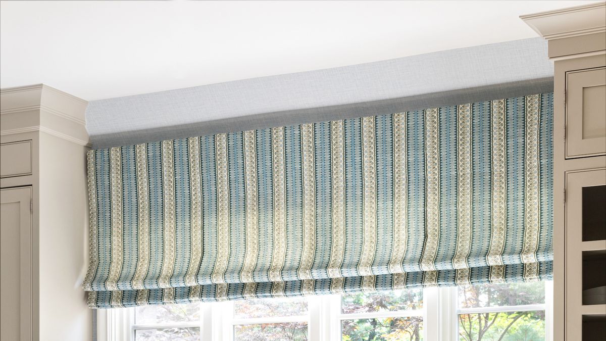 The Easiest Way To Add Updated Charm To Your IKEA Roman Shades