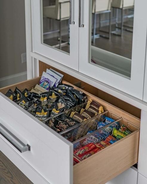 pantry organization ideas snack bins