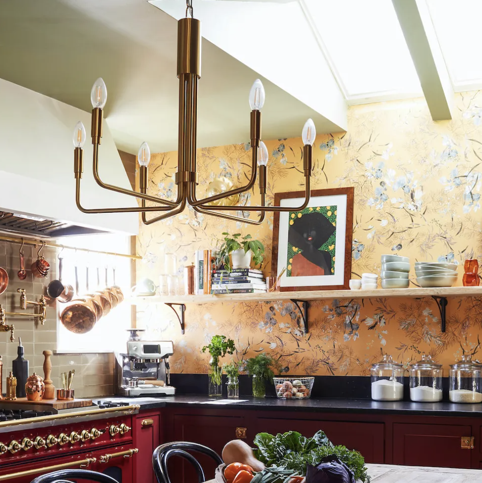 14 Best Kitchen Wallpaper Ideas - Cool Modern Kitchen Wallpaper Designs