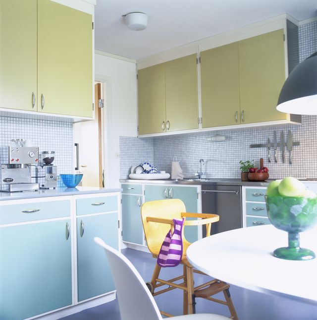 a kitchen interior.