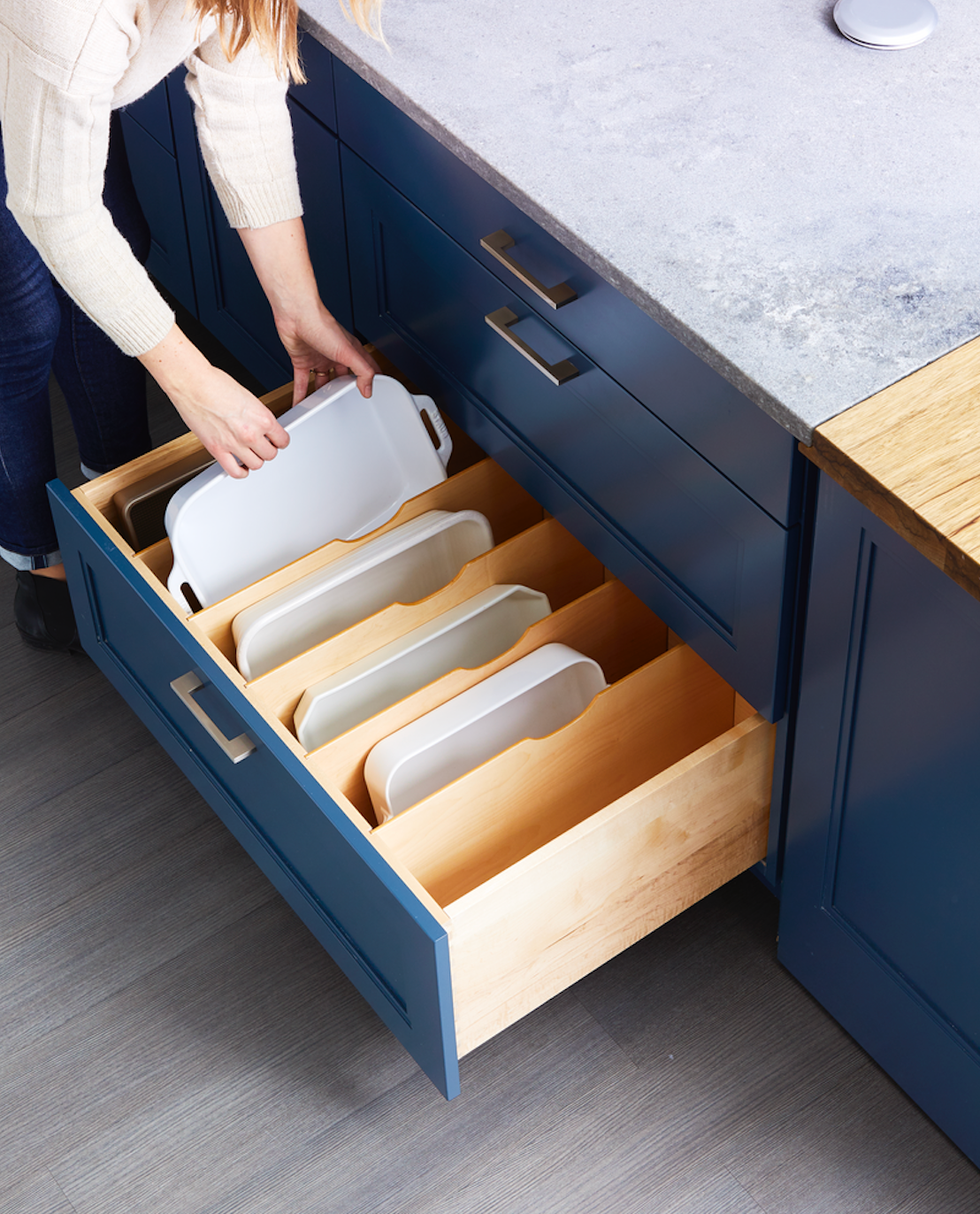 kitchen island drawer