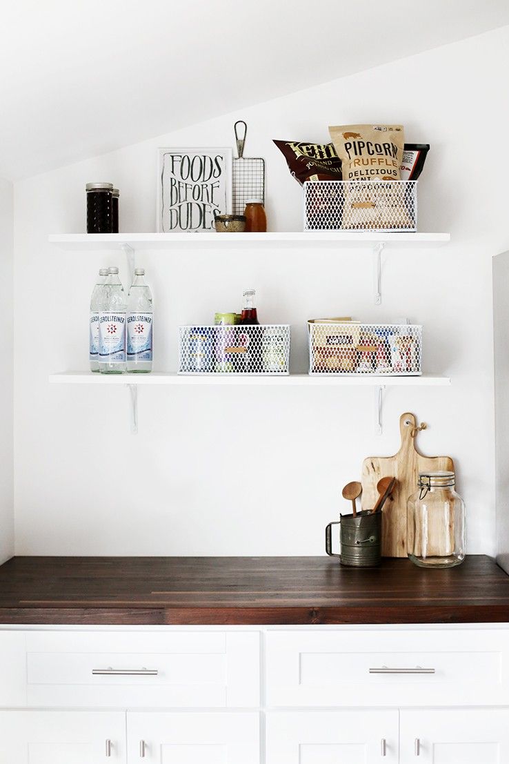 pantry organization ideas using a kitchen nook