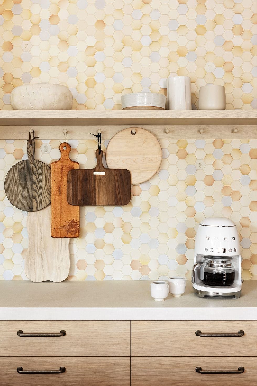 kitchen organization ideas  hanging cutting boards