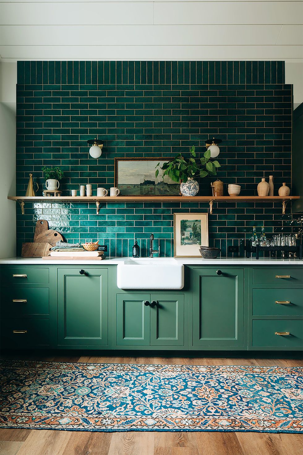 Dark Green Kitchen Color Schemes