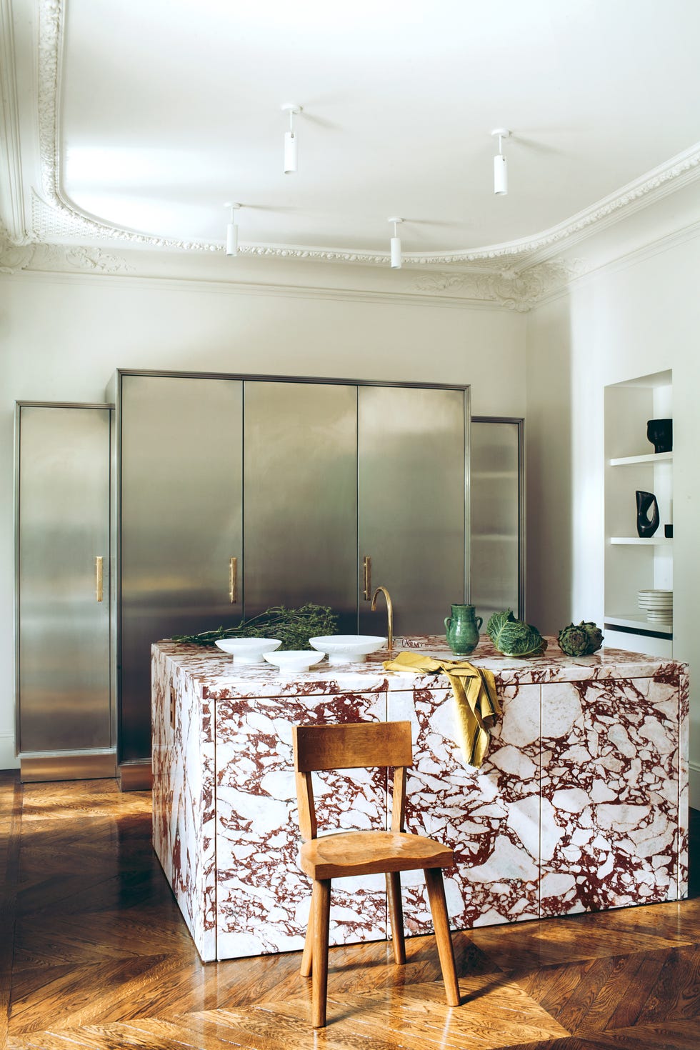 kitchen in paris apartment by studio rmgb