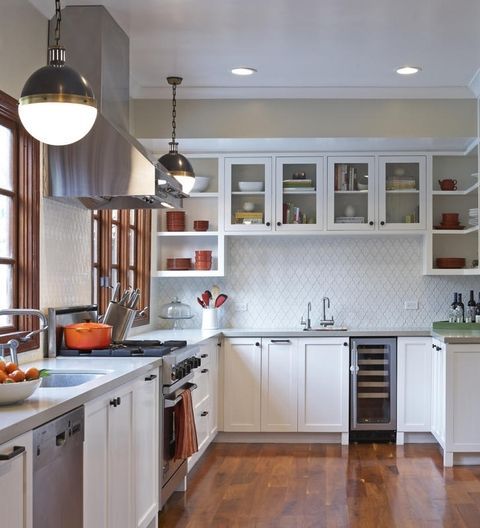 Modern Stainless Kitchen Shelves