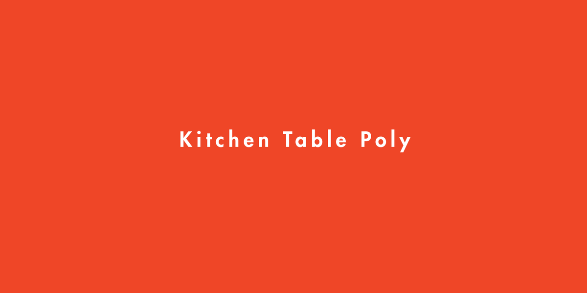 kitchen table polya