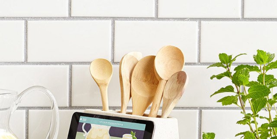 UncommonGoods Kitchen Utensil Tablet Holder Is A Great Gift For
