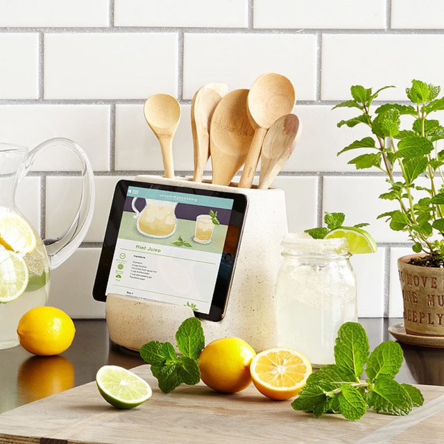 UncommonGoods Kitchen Utensil Tablet Holder Is A Great Gift For Cooks -  Kitchen Tablet Holders