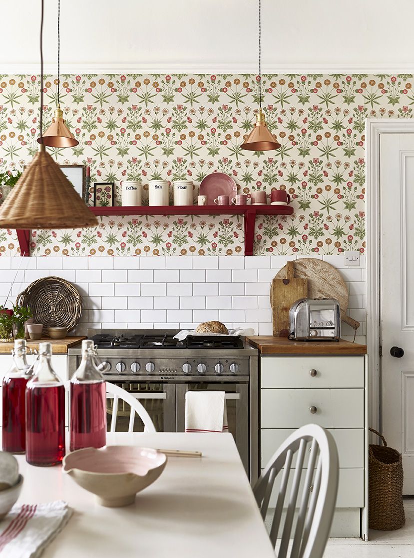 Kitchen Wallpaper Ideas  Wall Decor That Sticks