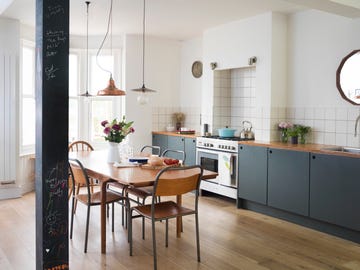 open plan kitchen