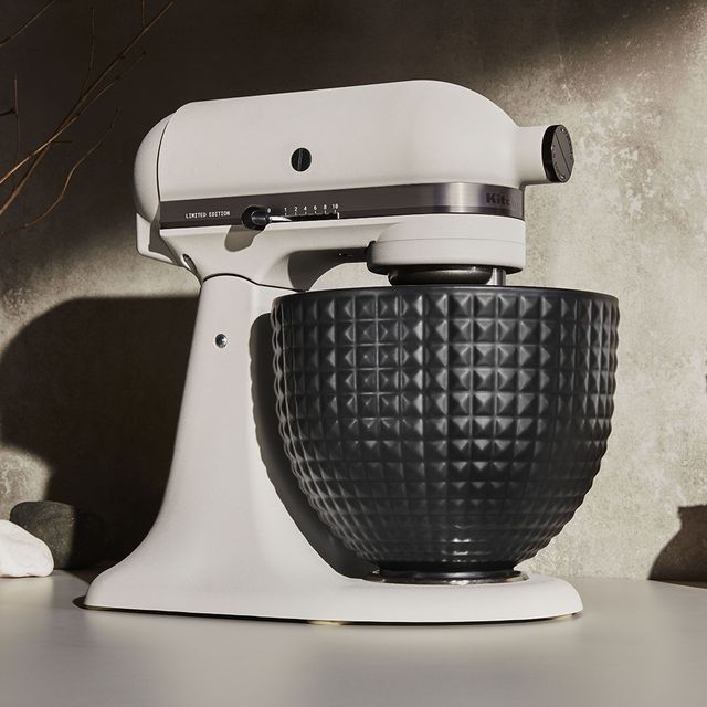 kitchenaid light and shadow stand mixer with ceramic bowl