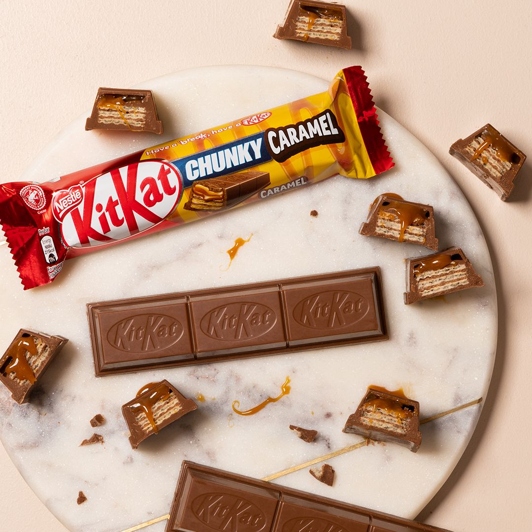 KitKat Chunky Caramel is here and we can't believe it's new