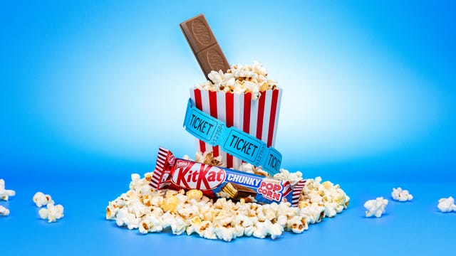 kitkat chunky bars now come in salted popcorn flavour
