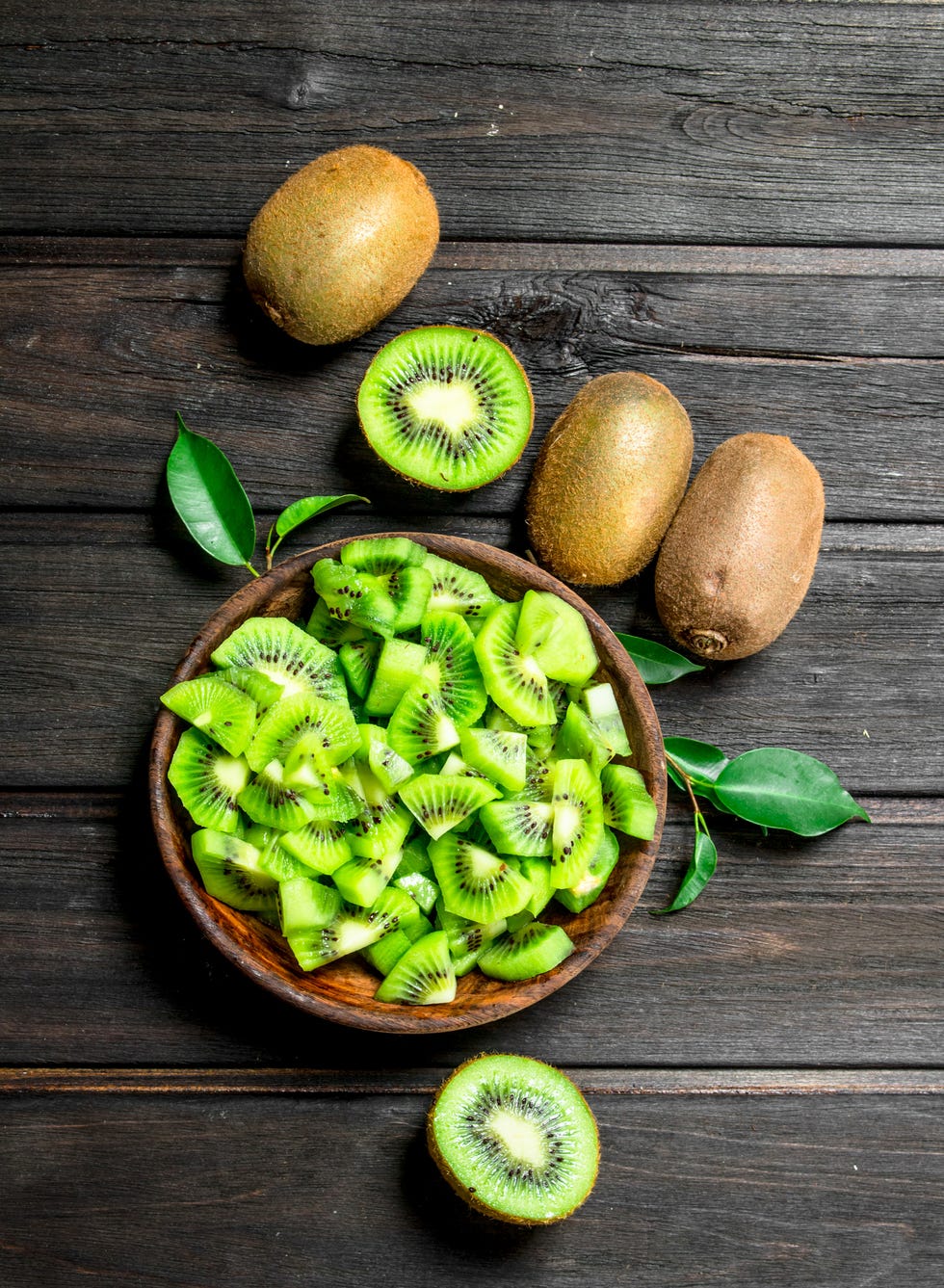 kiwi slices in bowl