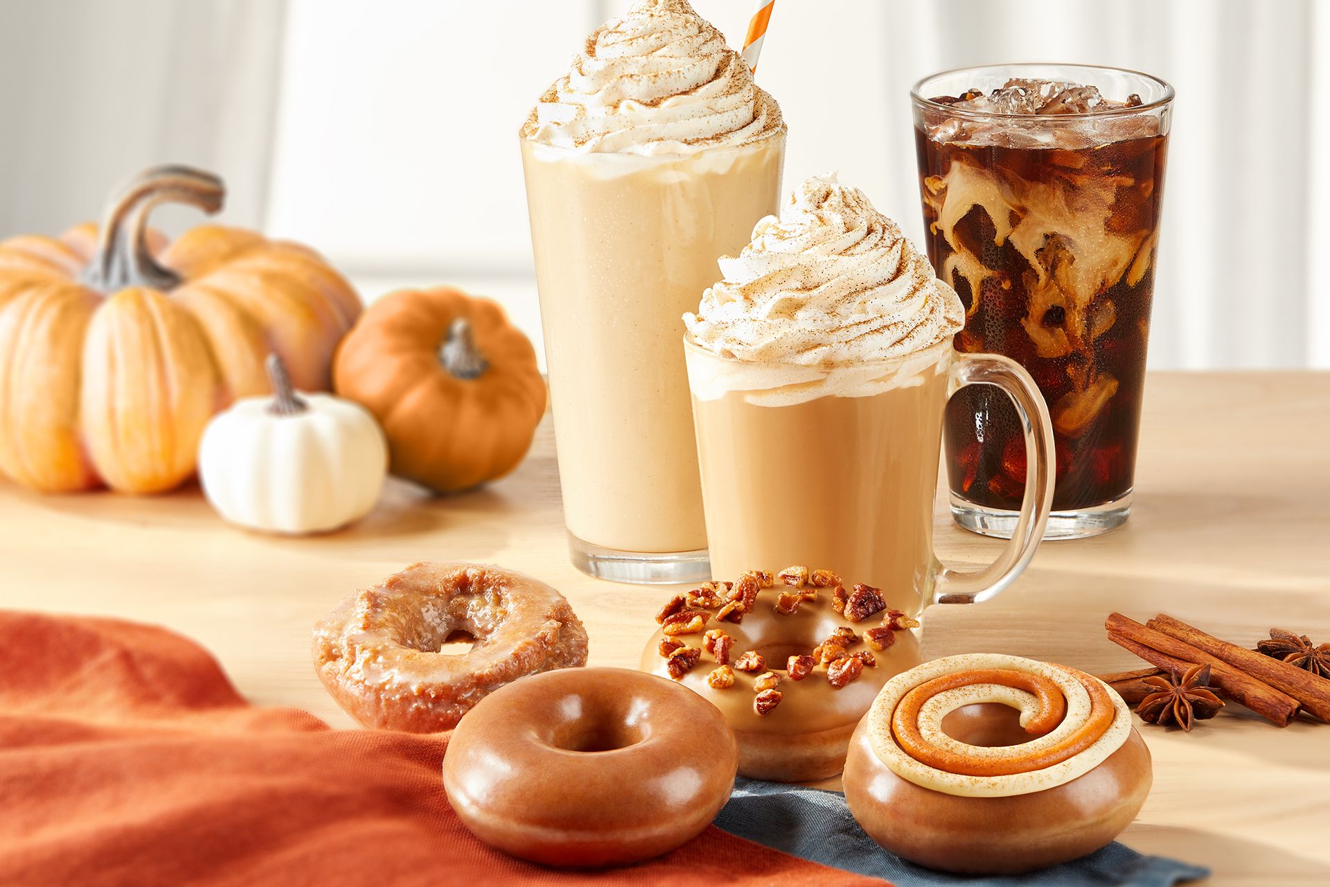 Krispy Kreme Kicks Off Pumpkin Spice Season With Two New Doughnuts