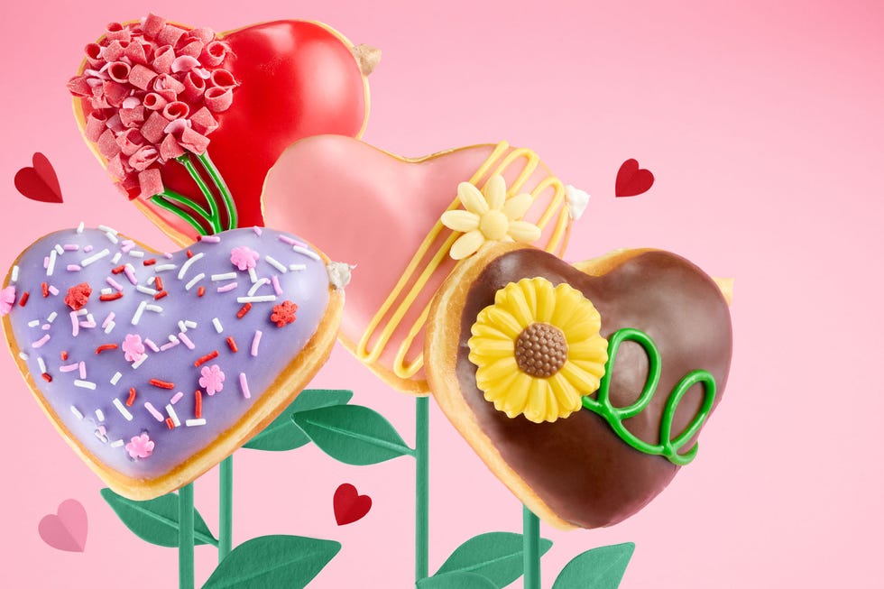 krispy kreme heartshaped donuts