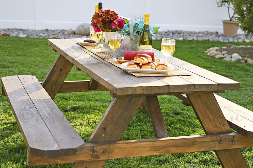 25 DIY Picnic Tables - Best Picnic Tables for Your Yard