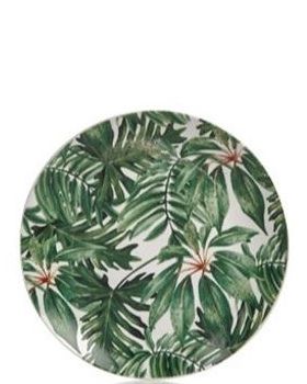 Green, Leaf, Plant, Plate, Flower, Tableware, Dishware, Pattern, Ceramic, Glass, 