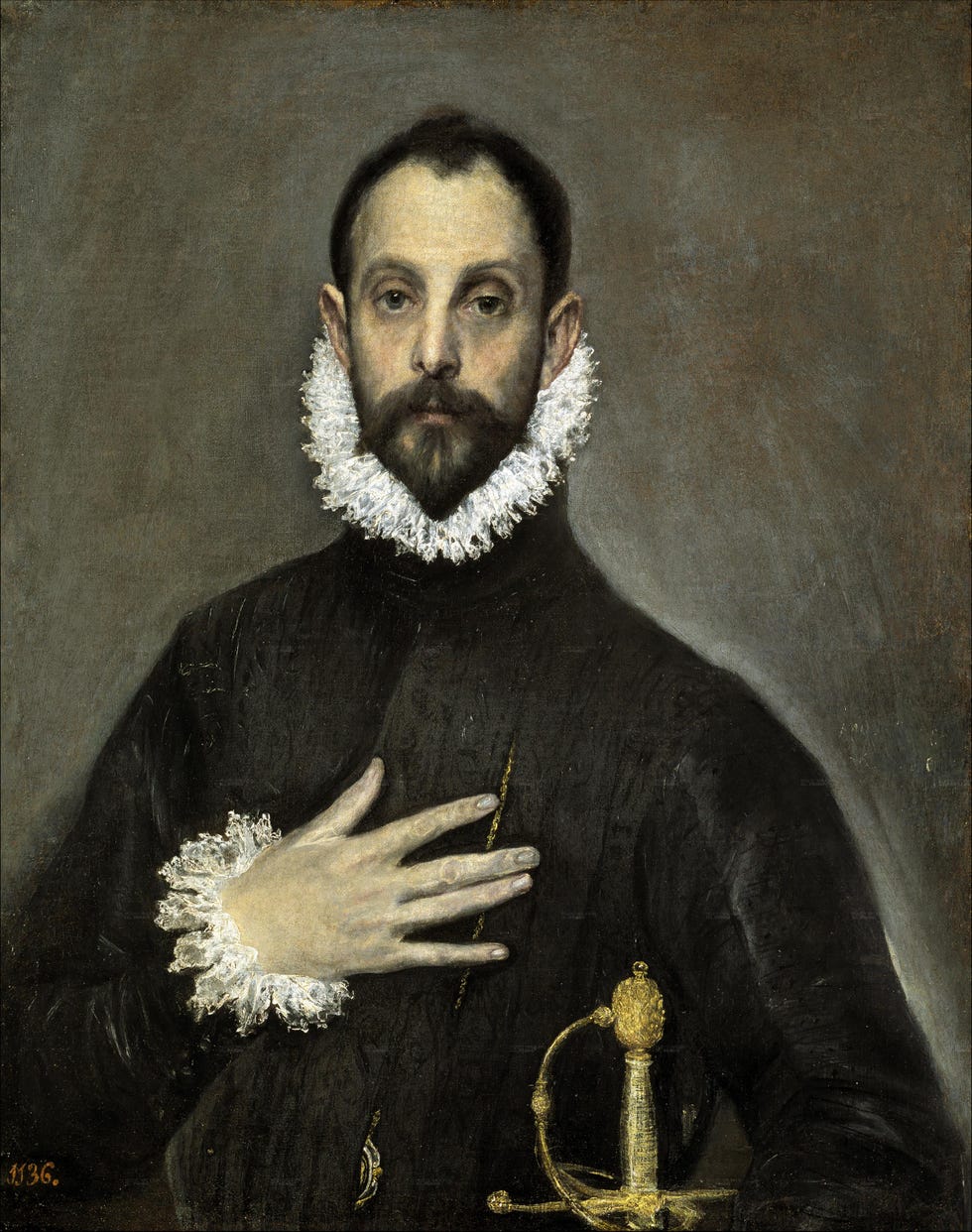 Maratón de Madrid: El caballero de la mano en el pecho (El Greco, 1580)