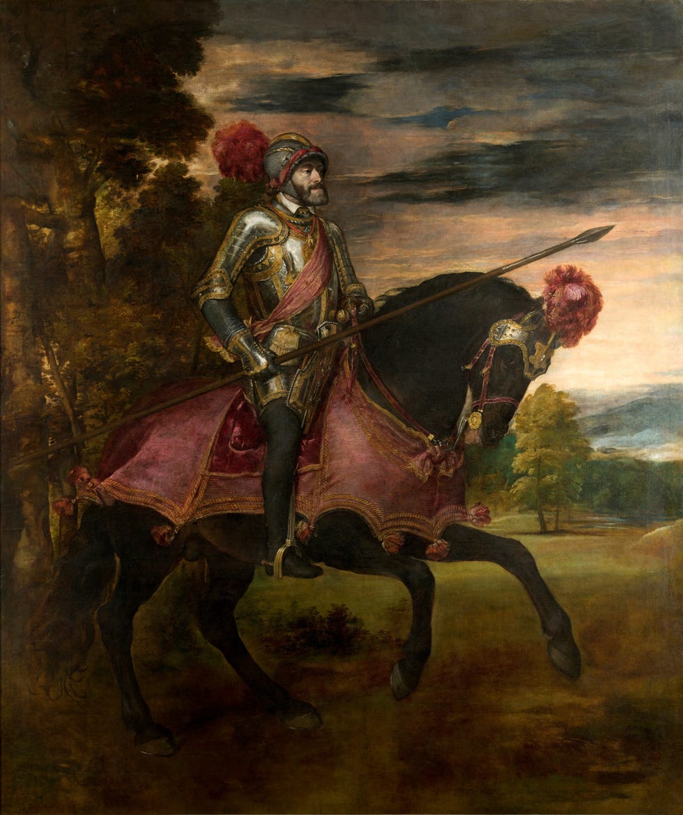 Maratón de Madrid: Carlos V en la Batalla de Mühlberg (Tiziano, 1548)