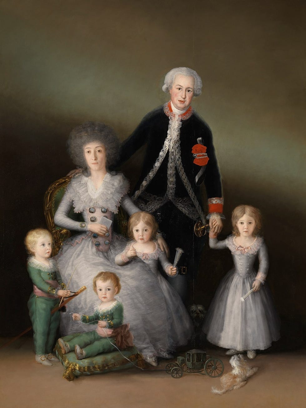 Maratón de Madrid: Los duques de Osuna y sus hijos (Goya, 1787-1788)
