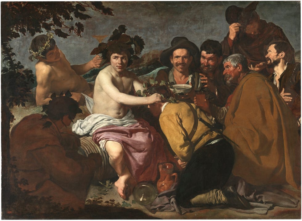 Maratón de Madrid: Los borrachos o El triunfo de Baco (Velázquez, 1628-1629)