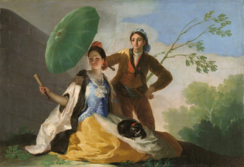 Maratón de Madrid: El quitasol (Goya, 1777)