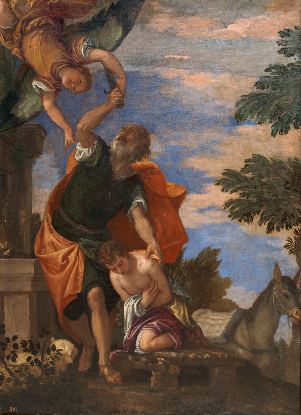 Maratón de Madrid: Sacrificio de Isaac (Paolo Veronés, 1585-1588)