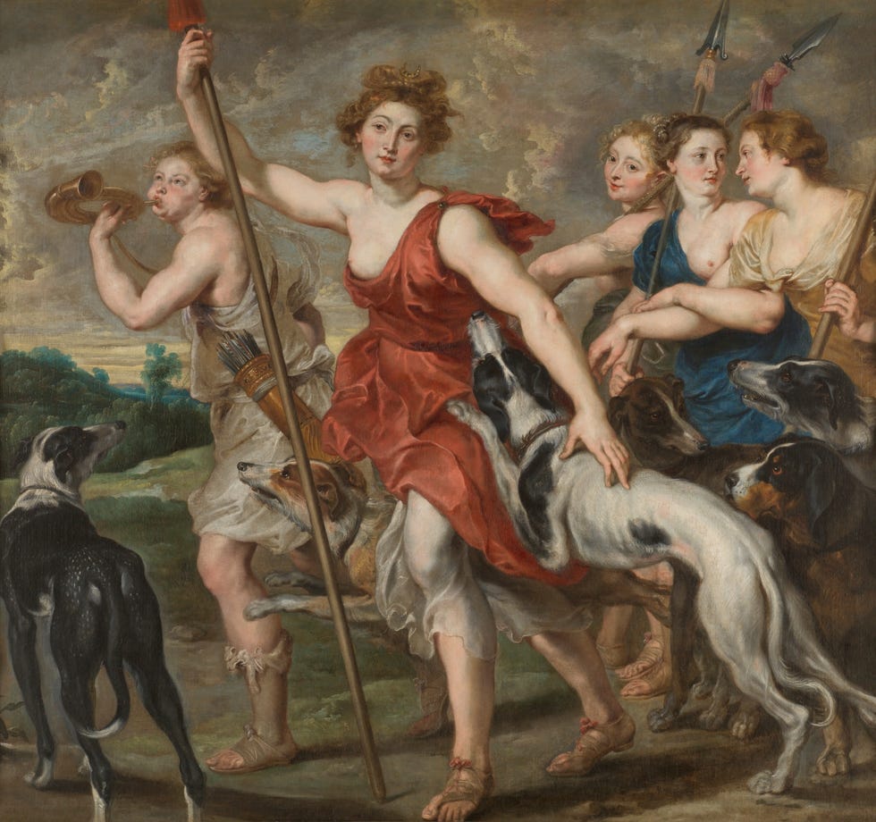 Maratón de Madrid: Diana cazadora (Rubens, 1617-1620)