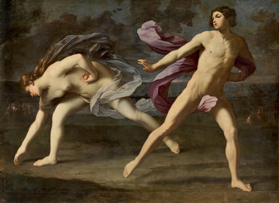 Maratón de Madrid: Hipómenes y Atalante (Guido Reni, 1618-1619)