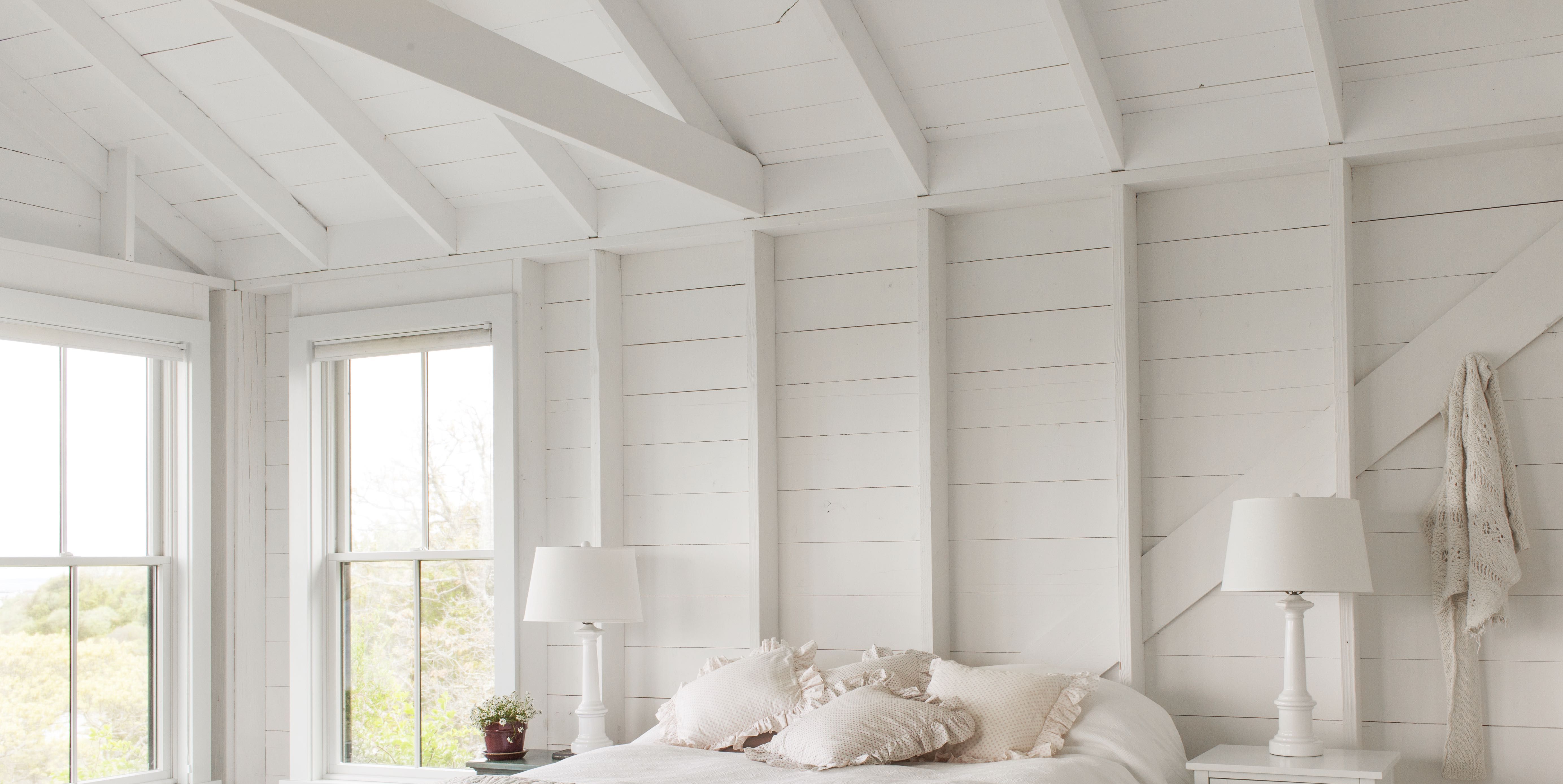 decorating a bedroom with white walls