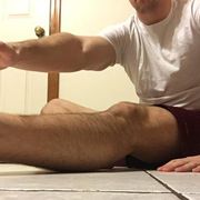 Knee-to-Thigh Stretch. 