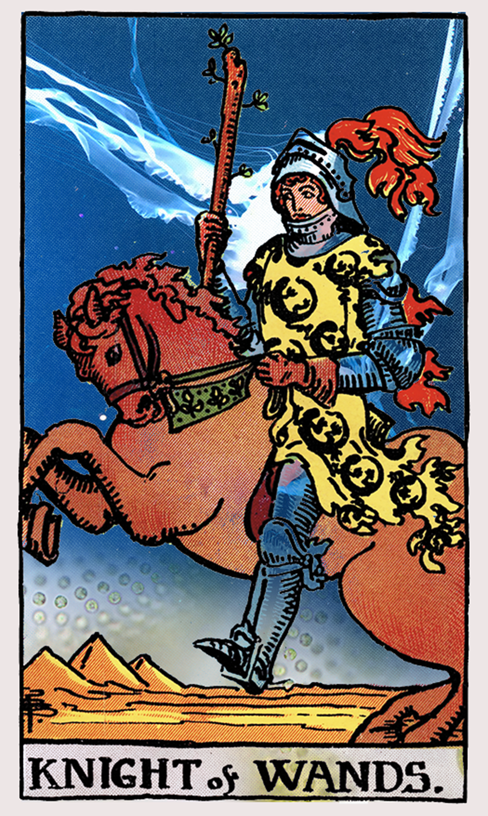 Knight of Wands Tarot Card