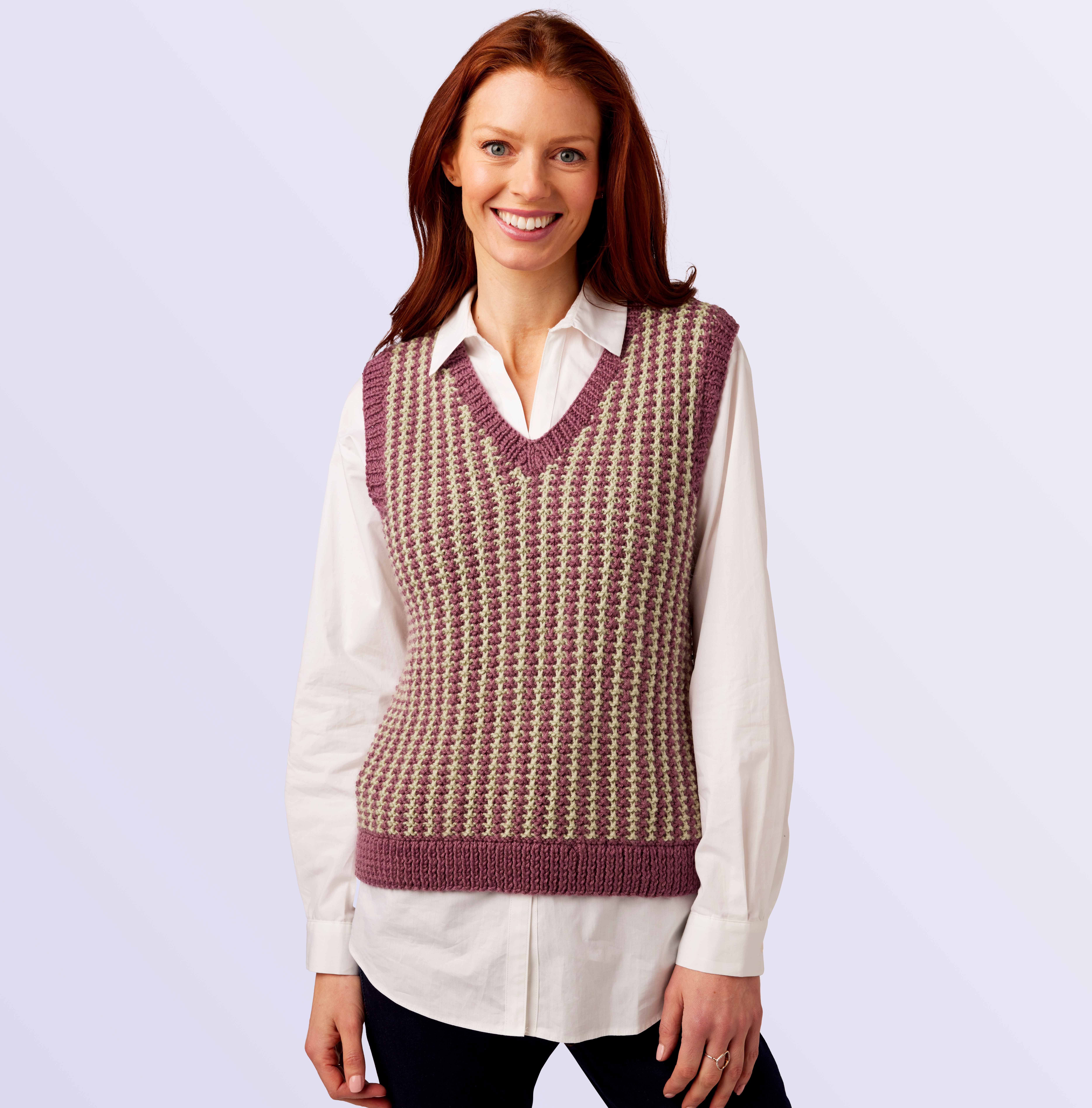 Free knitting pattern: How to knit a chic vest